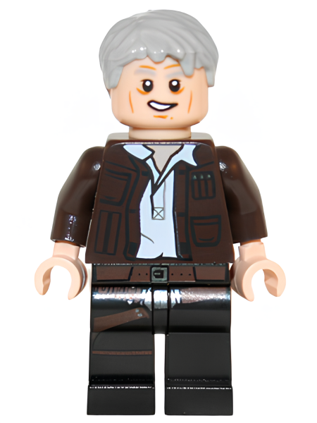 Минифигурка Lego Han Solo, Old (Lopsided Grin) sw0675 U